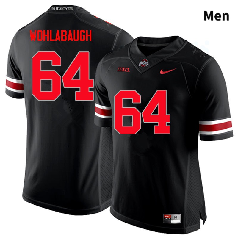 Men's Ohio State Buckeyes #64 Jack Wohlabaugh Black Limited College Stitched Football Jersey 23HI040DY